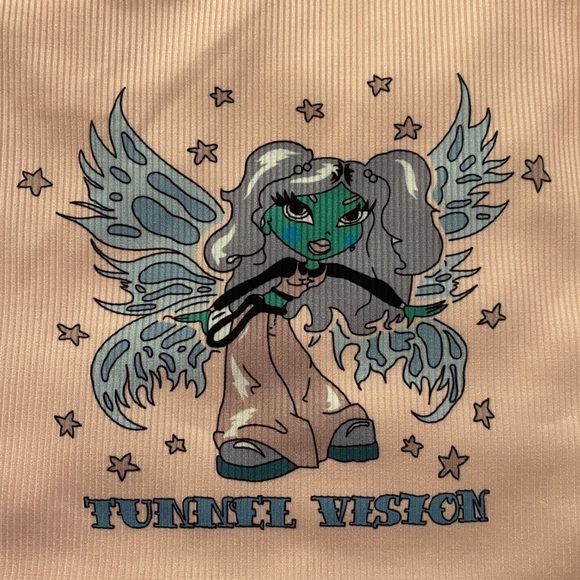 Tunnel Vision Pink Fairy Tank Top - Picture 3 of 3